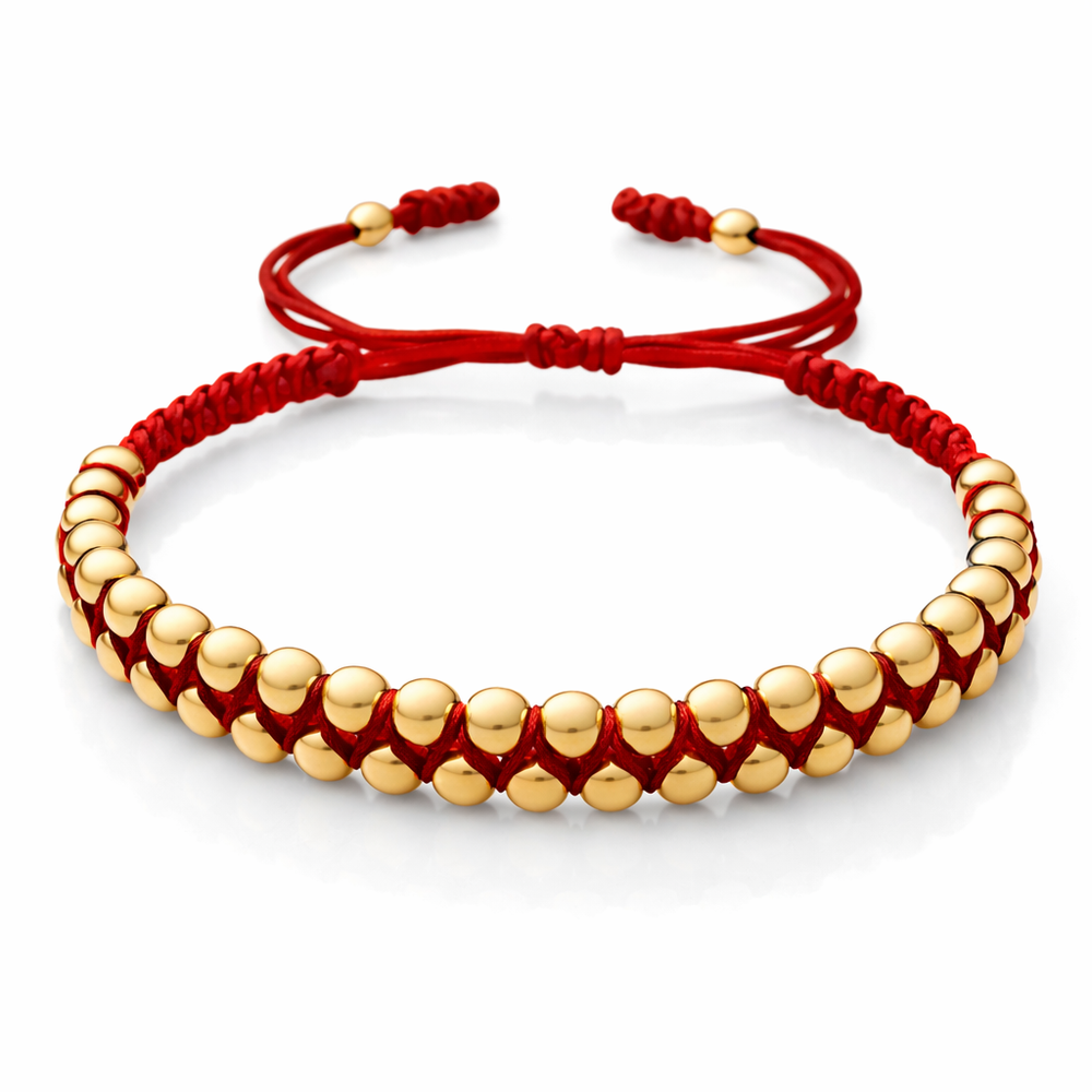 Zig-Zag Braided Gold Filled Bracelet