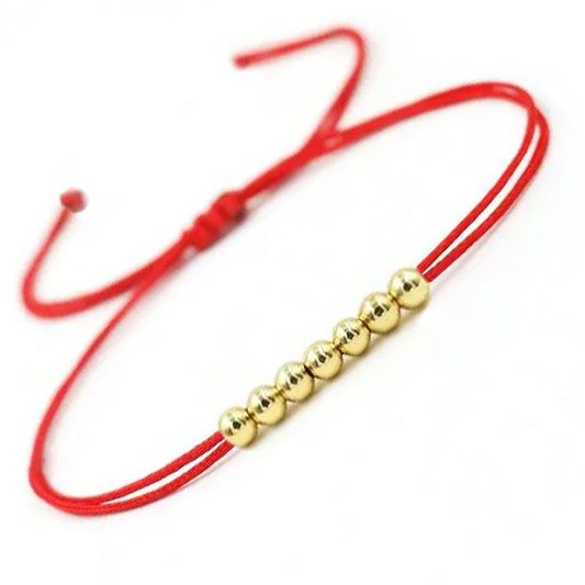 Gold Filled Bracelet with 7 Beads