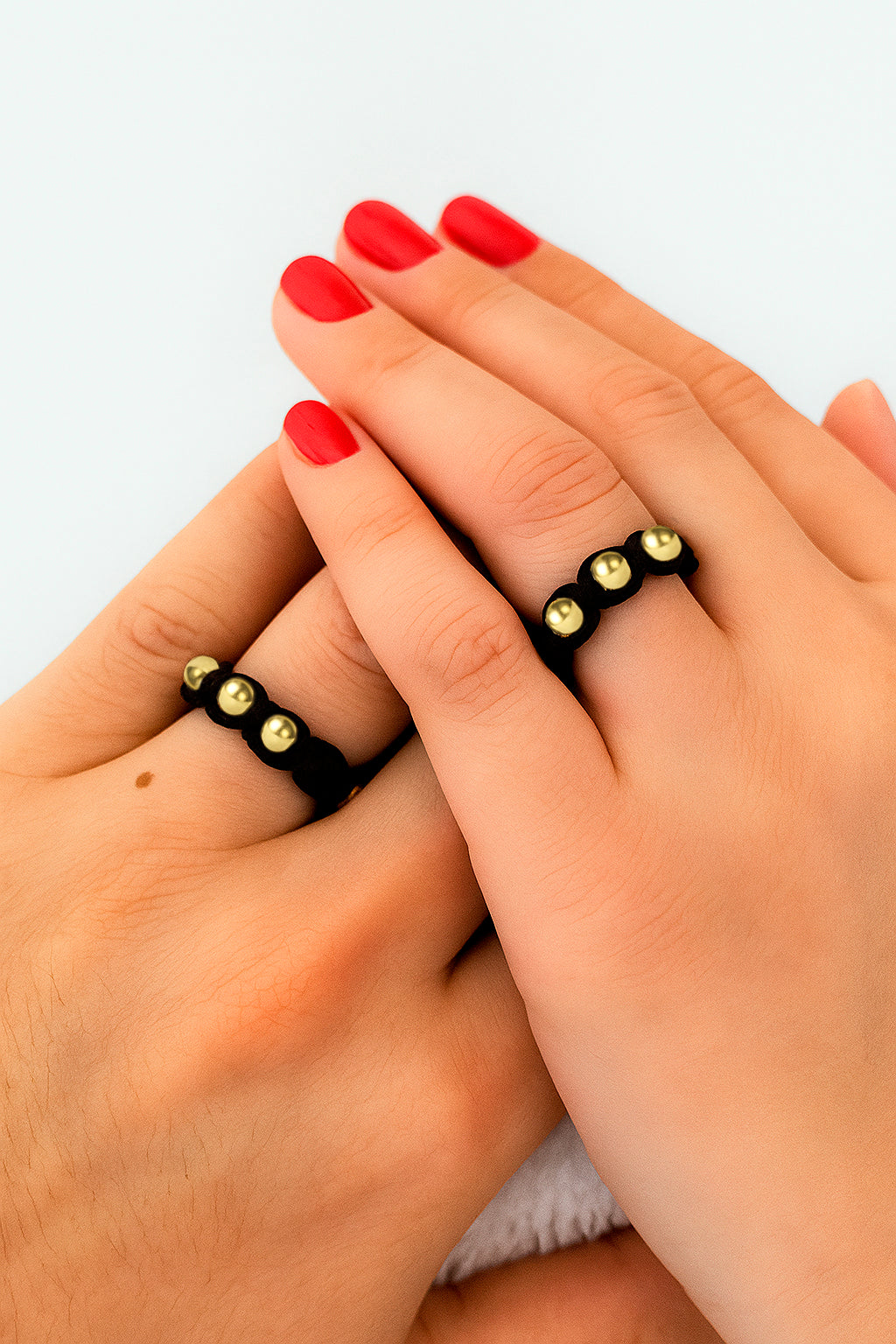 Triple Tone Woven Gold Filled Ring
