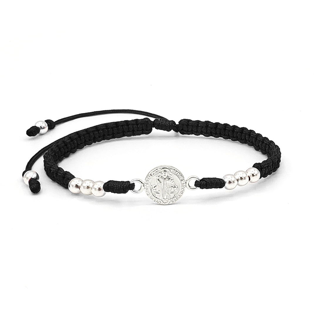 Saint Benedict Sterling Silver Bracelet (925)