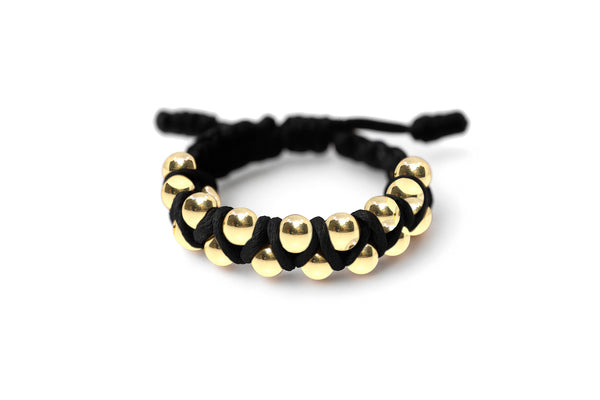 Zig-Zag Braided Woven Gold Filled Ring