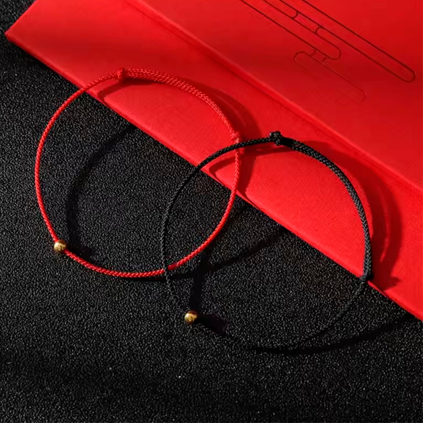 Red String of Fate Bracelet with Gold Filled Bead