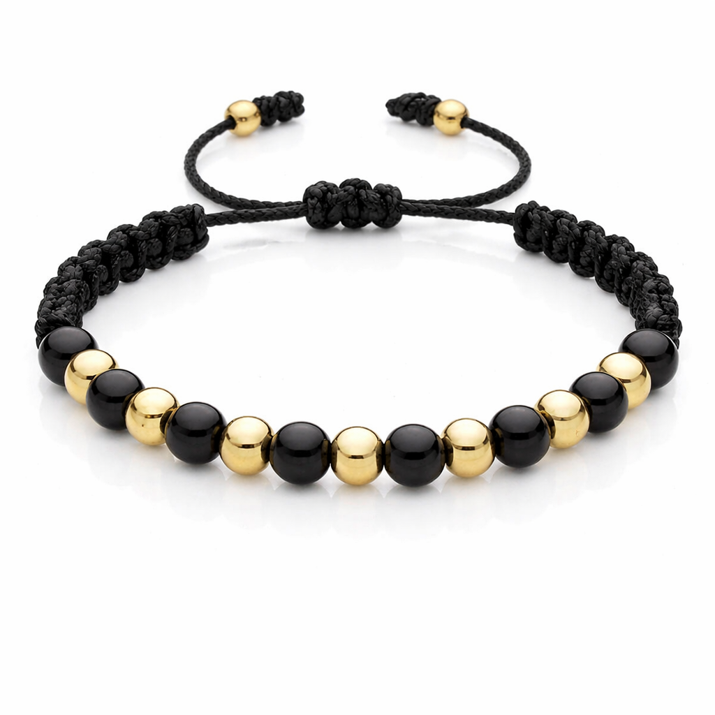 Gold Filled & Natural Quartz Beaded Bracelet
