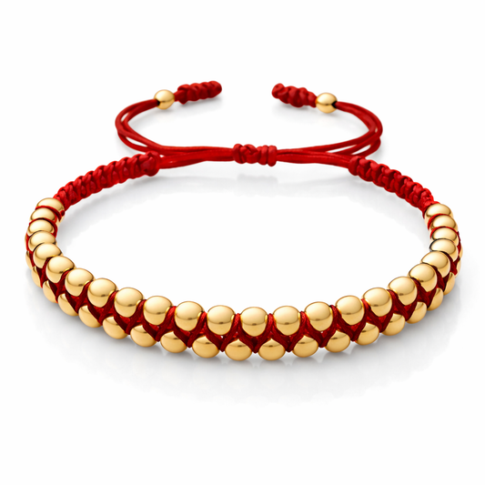 Zig-Zag Braided Gold Filled Bracelet