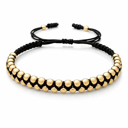 Zig-Zag Braided Gold Filled Bracelet