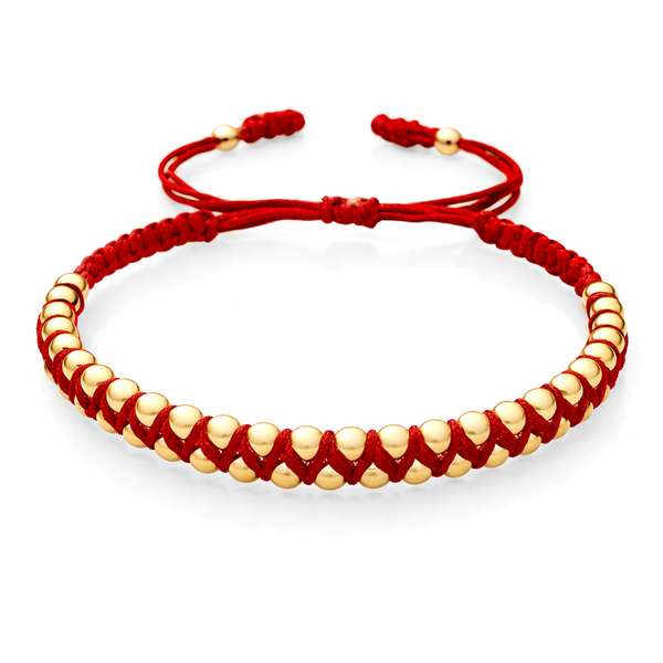 Zig-Zag Braided Gold Filled Bracelet