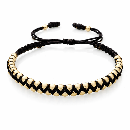 Zig-Zag Braided Gold Filled Bracelet