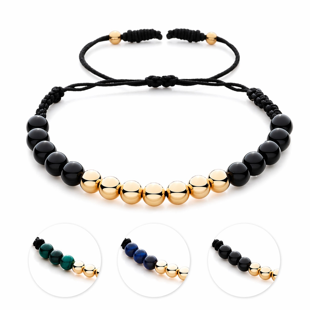 Gold Filled Bracelet with Center Beads