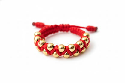 Zig-Zag Braided Woven Gold Filled Ring