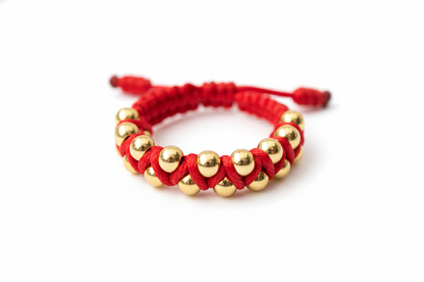 Zig-Zag Braided Woven Gold Filled Ring