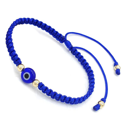 Evil Eye Protection Gold Filled Bead Bracelet