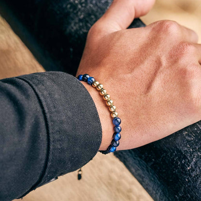 Gold Filled Bracelet with Center Beads