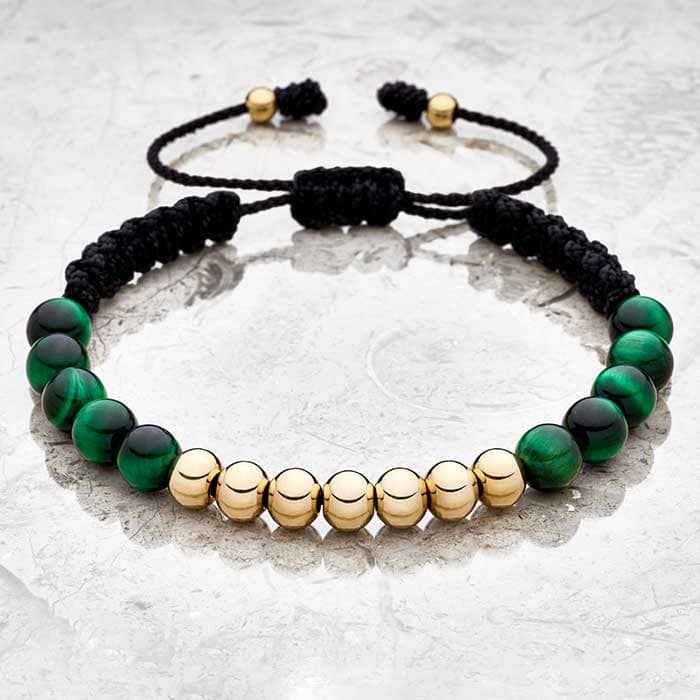 Gold Filled Bracelet with Center Beads