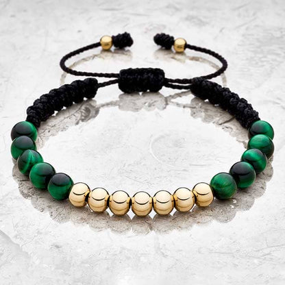 Gold Filled Bracelet with Center Beads