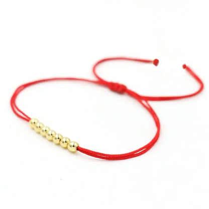 Gold Filled Bracelet with 7 Beads