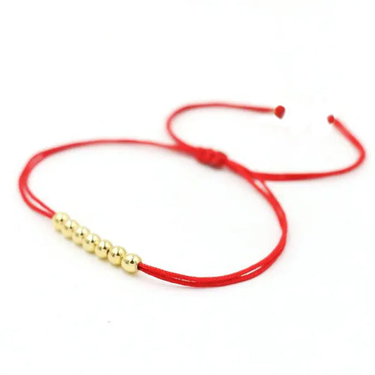 Gold Filled Bracelet with 7 Beads
