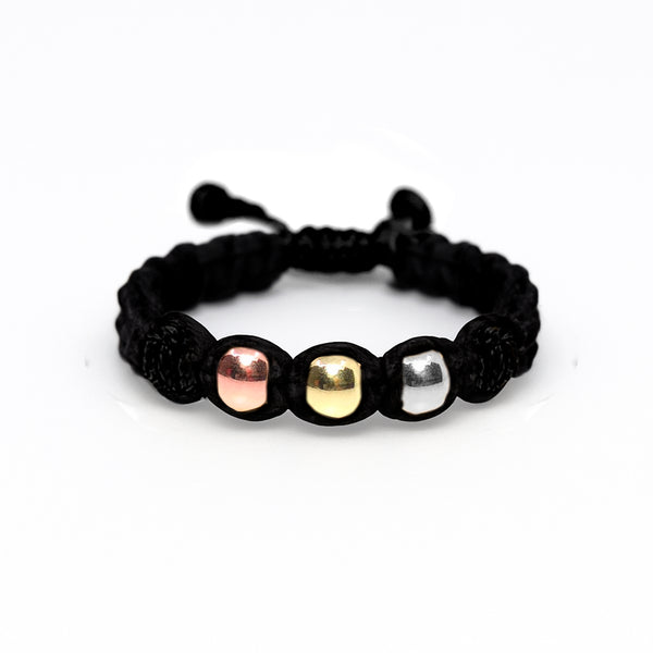 Tri-Color Woven Gold Filled Ring