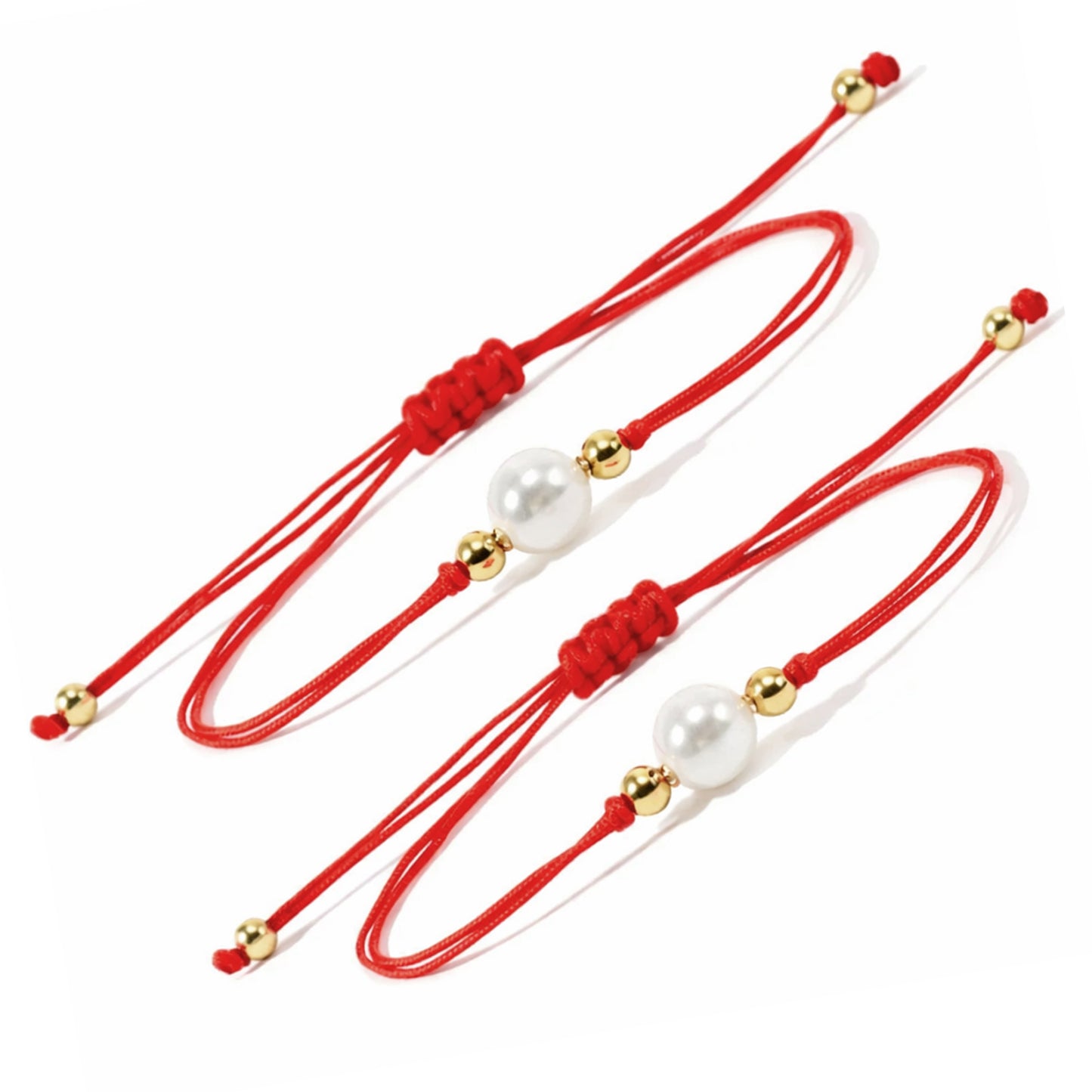 Matching Couples Gold Filled Bracelets with Freshwater Pearl