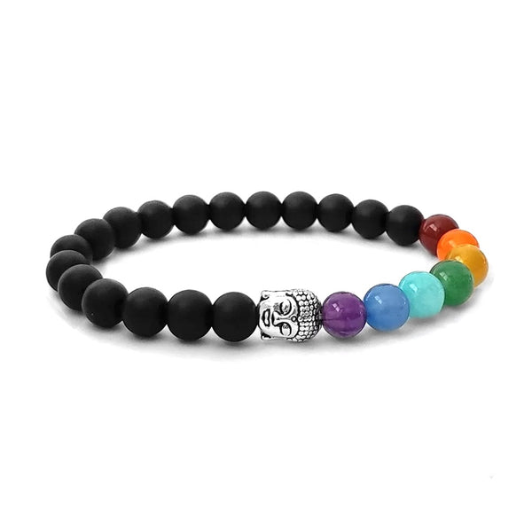 Buddha 7 Chakra Natural Stone Bracelet