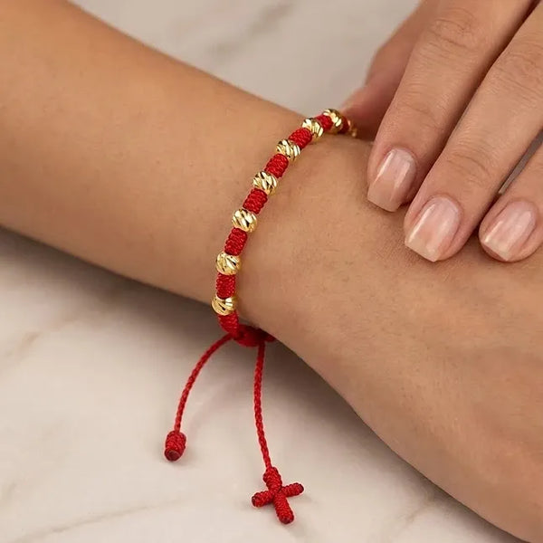 Gold Filled Knotted Decade Bracelet