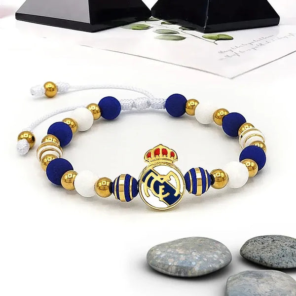 Real Madrid Inspired Soccer Bracelet – Hala Madrid Fan Jewelry