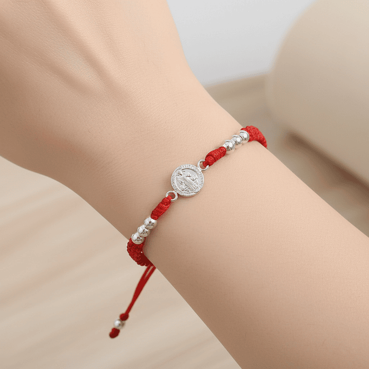 Saint Benedict Sterling Silver Bracelet (925)