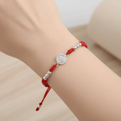 Saint Benedict Sterling Silver Bracelet (925)