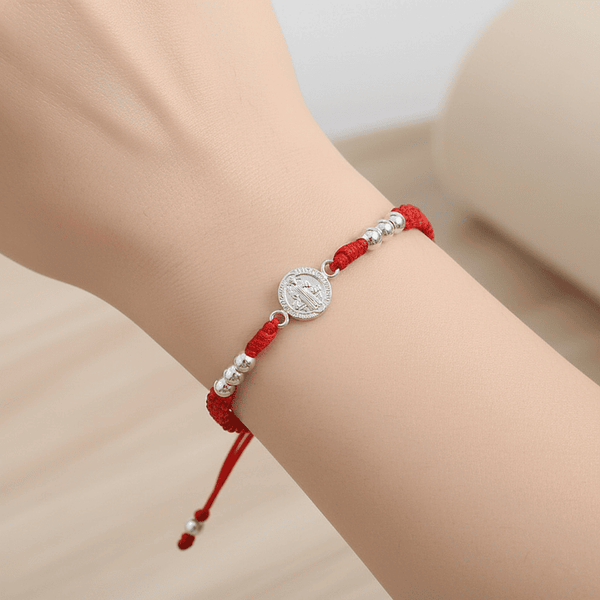 Saint Benedict Sterling Silver Bracelet (925)