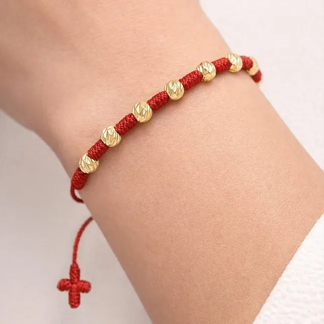 Gold Filled Knotted Decade Bracelet