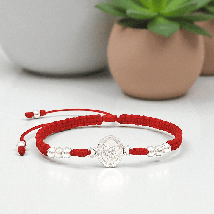 Saint Michael Archangel Sterling Silver Bracelet (925)