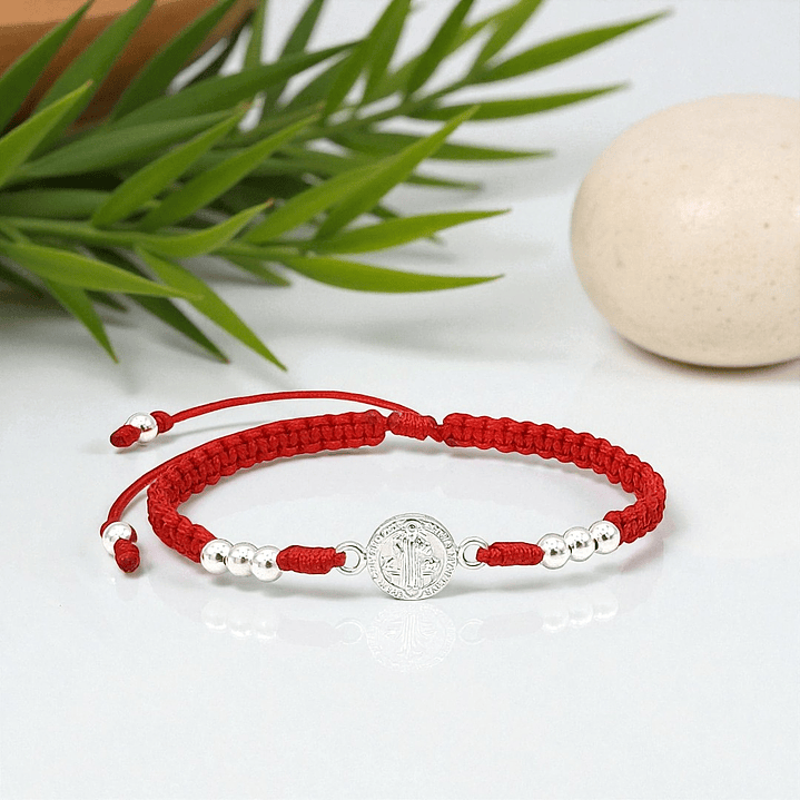 Saint Benedict Sterling Silver Bracelet (925)