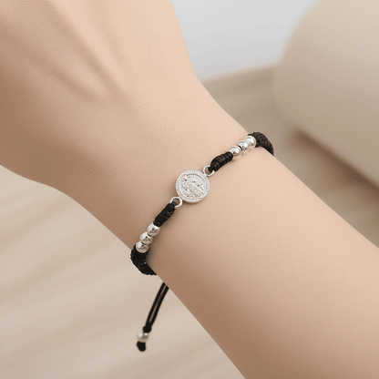 Saint Benedict Sterling Silver Bracelet (925)