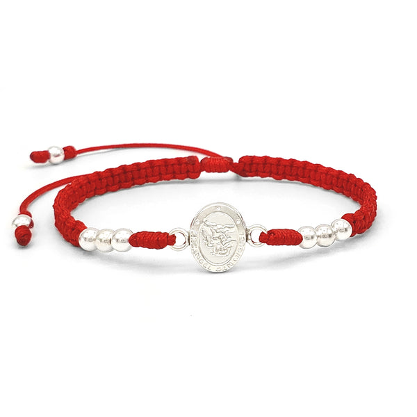 Saint Michael Archangel Sterling Silver Bracelet (925)