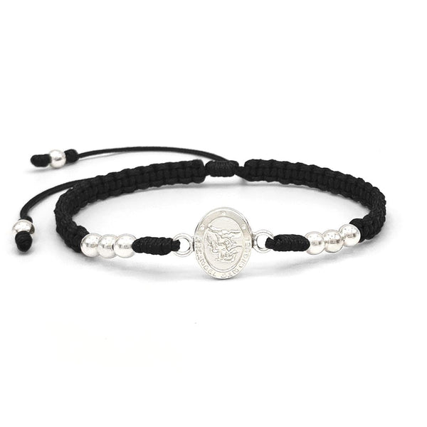 Saint Michael Archangel Sterling Silver Bracelet (925)