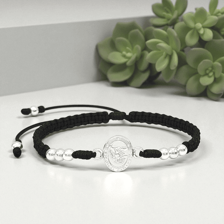 Saint Michael Archangel Sterling Silver Bracelet (925)