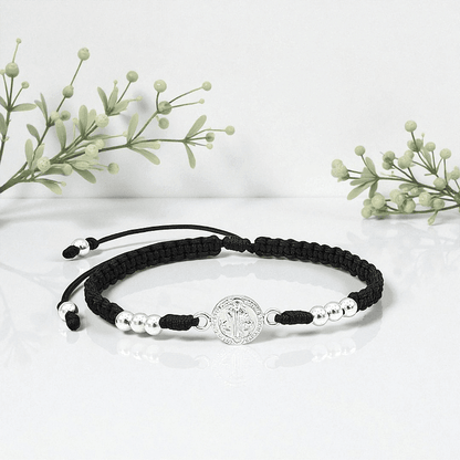 Saint Benedict Sterling Silver Bracelet (925)