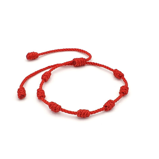 7 Knot Red String Bracelet – Protection & Good Luck Charm