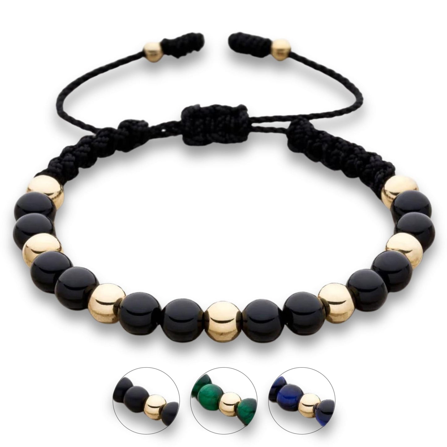 Gold Filled & Natural Quartz Alternating Bracelet
