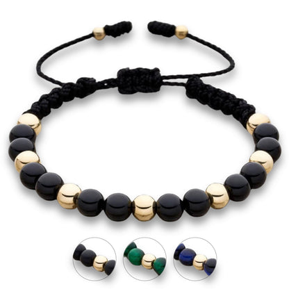 Gold Filled & Natural Quartz Alternating Bracelet
