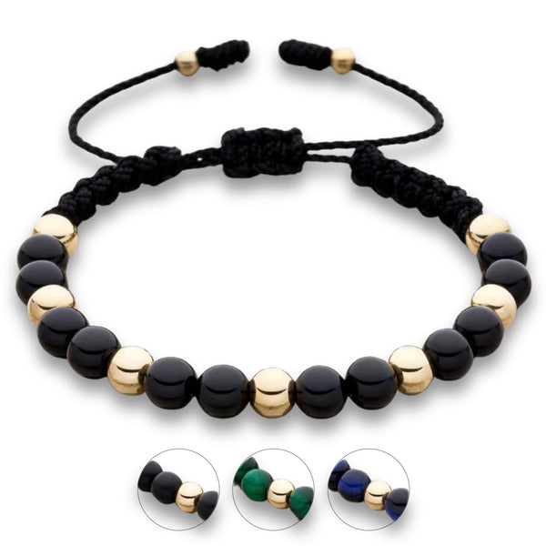 Gold Filled & Natural Quartz Alternating Bracelet