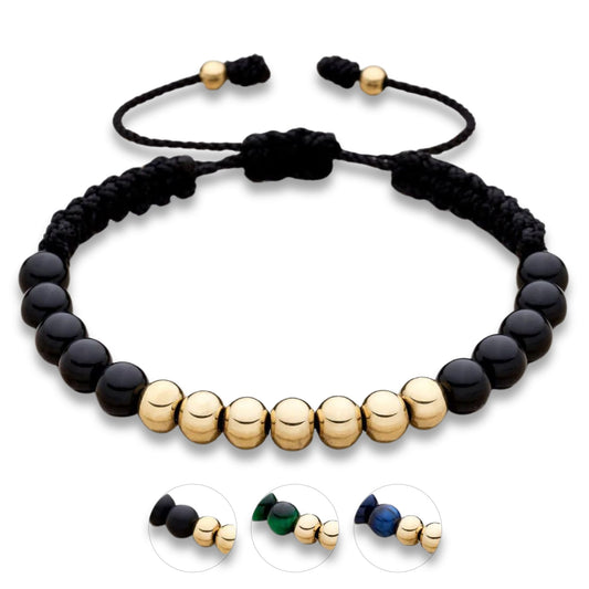 Gold Filled Bracelet with Center Beads